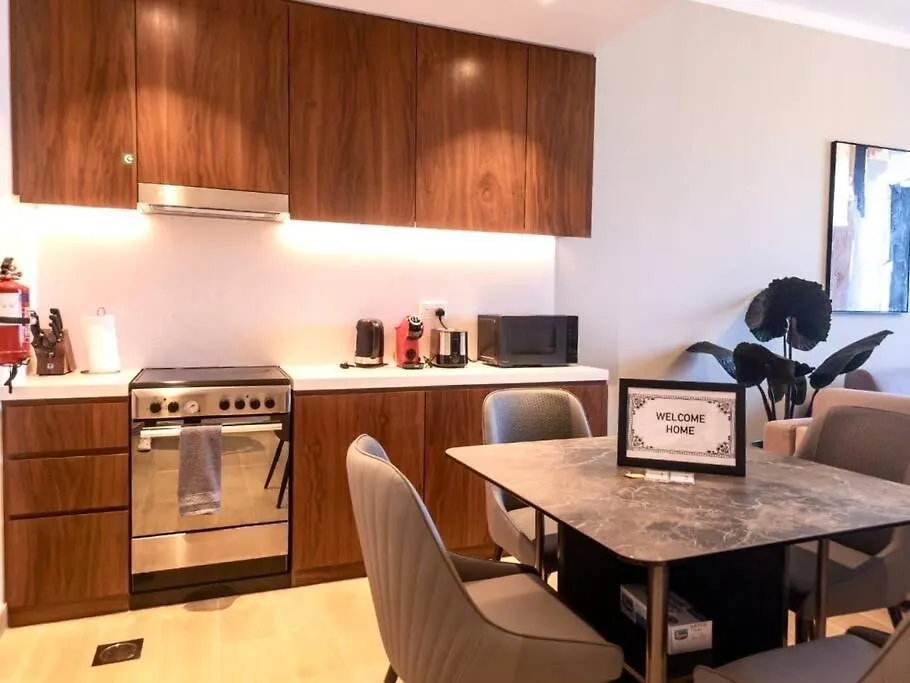 דירה Dubai Skyline & Sea View Apt